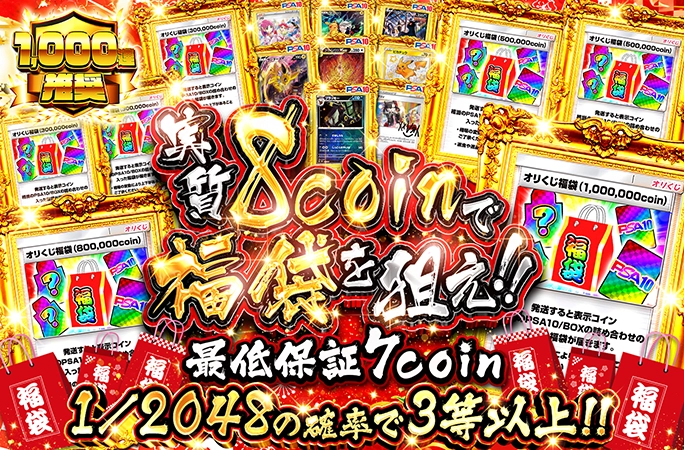 1/2048の確率で3等以上！実質8coinで福袋を狙え!!の公式商品画像